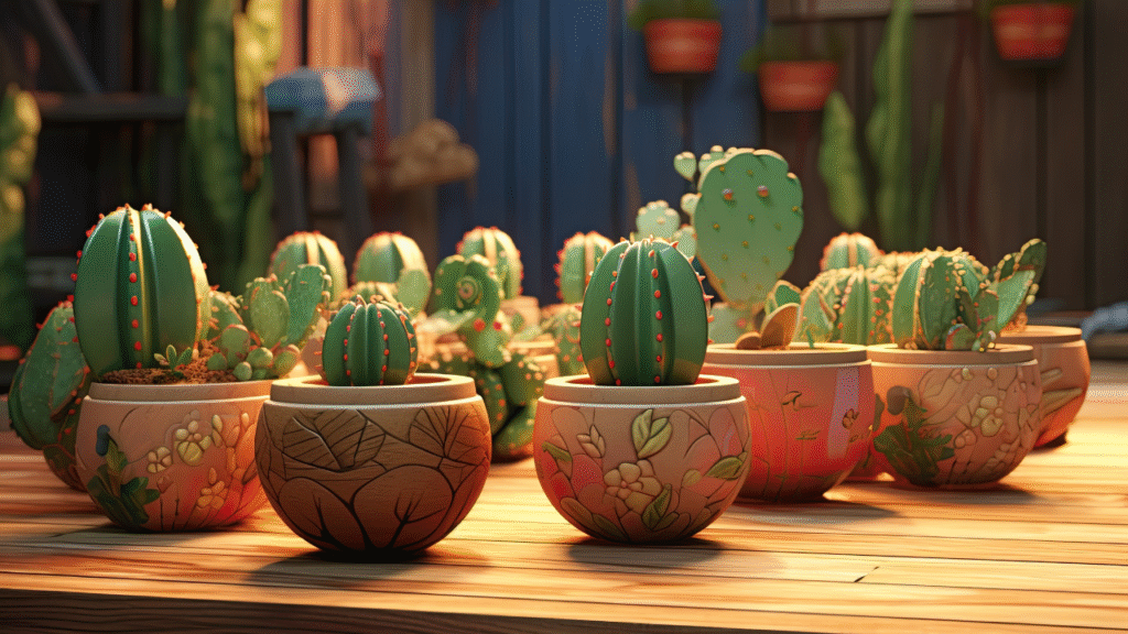 Indoor cactus plant care