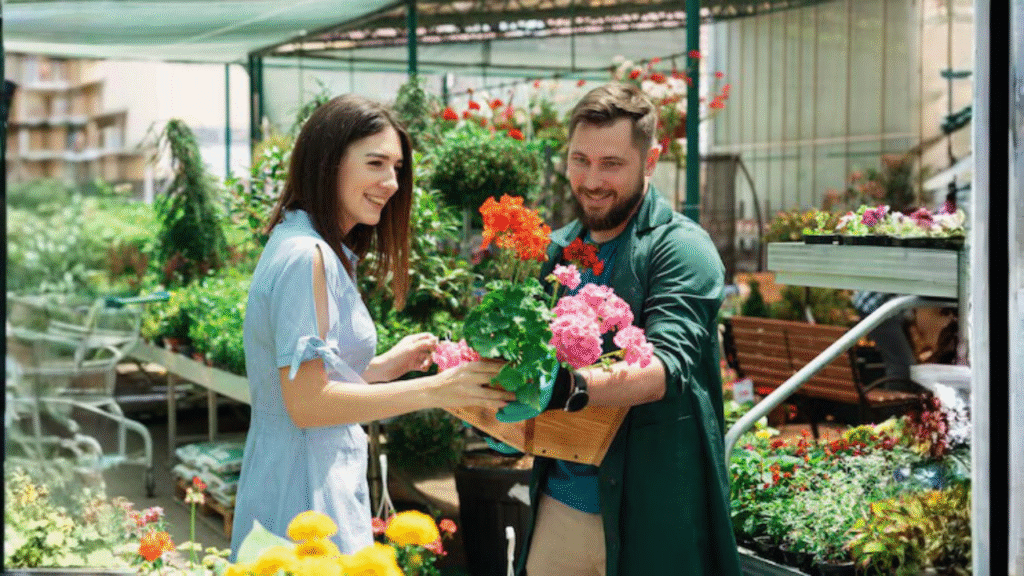 Colorful flowers for outdoor garden