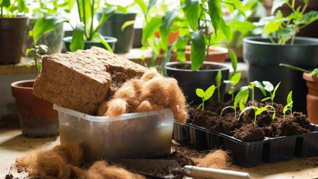 Use of Coco Peat
