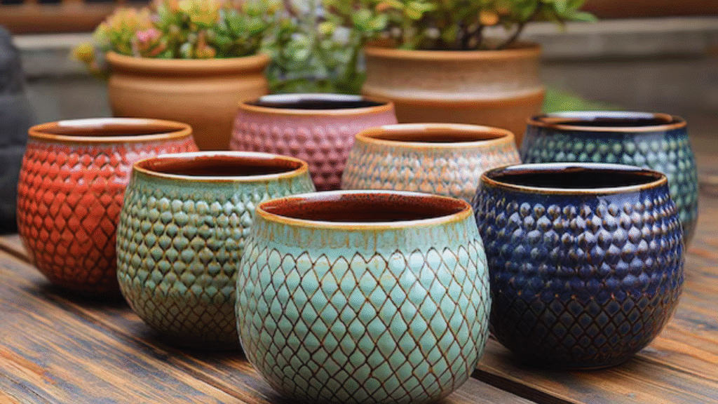 Clay pot for plants