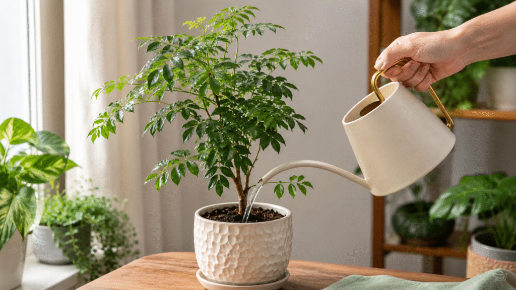 China doll plant watering