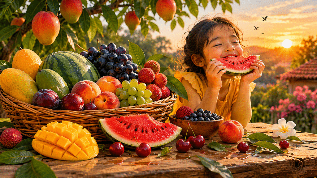 Summer Fruits plant at home