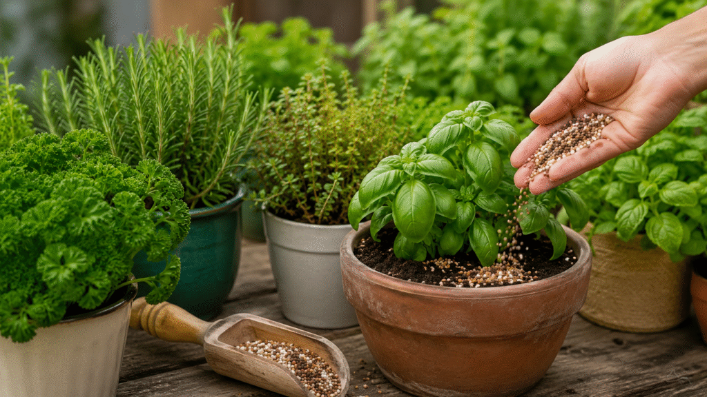 herb garden soil preparation at home