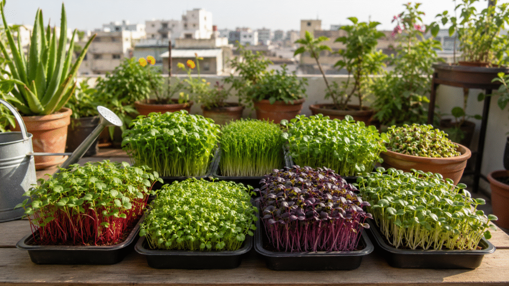cocopeat for microgreens growing 