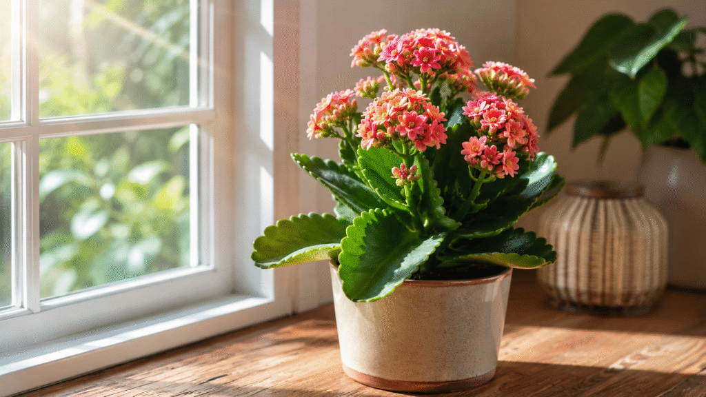 Kalanchoe plant indoors