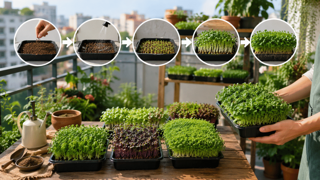 best seeds for microgreens farming in India