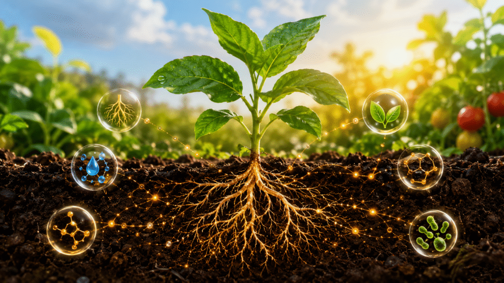 Fulvic acid foliar spray